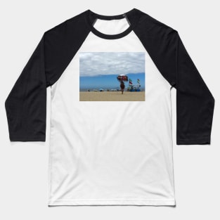Bikini Salesman on Copacabana Baseball T-Shirt